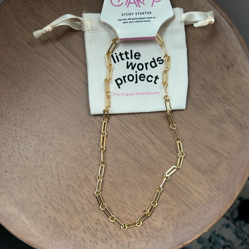 14k Gold Plated Chain Necklace - Little Words Project